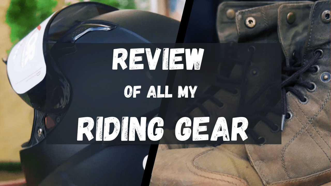 REVIEW Of All My RIDING GEAR Jackets Helmets Boots Gloves And More 