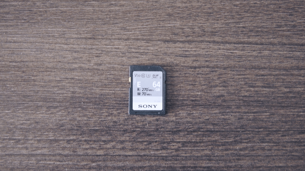 Sony Class 10 Grade 3 SD 64GB - vlogging gear review