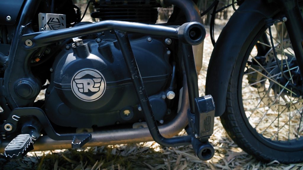 hdt customs himalayan crash guard - must have accessories on Himalayan