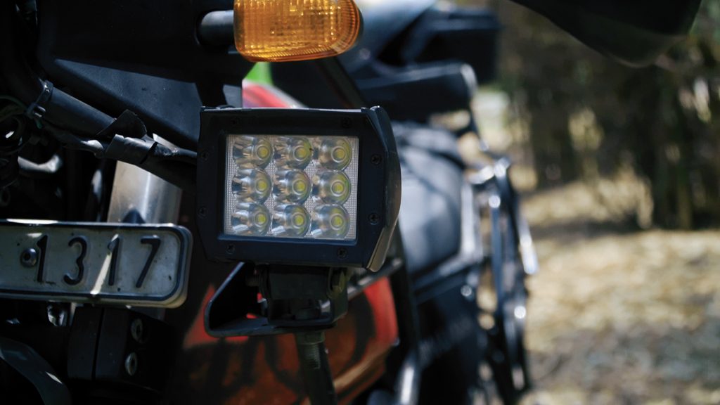 hjg led aux light - must have accessories on Himalayan