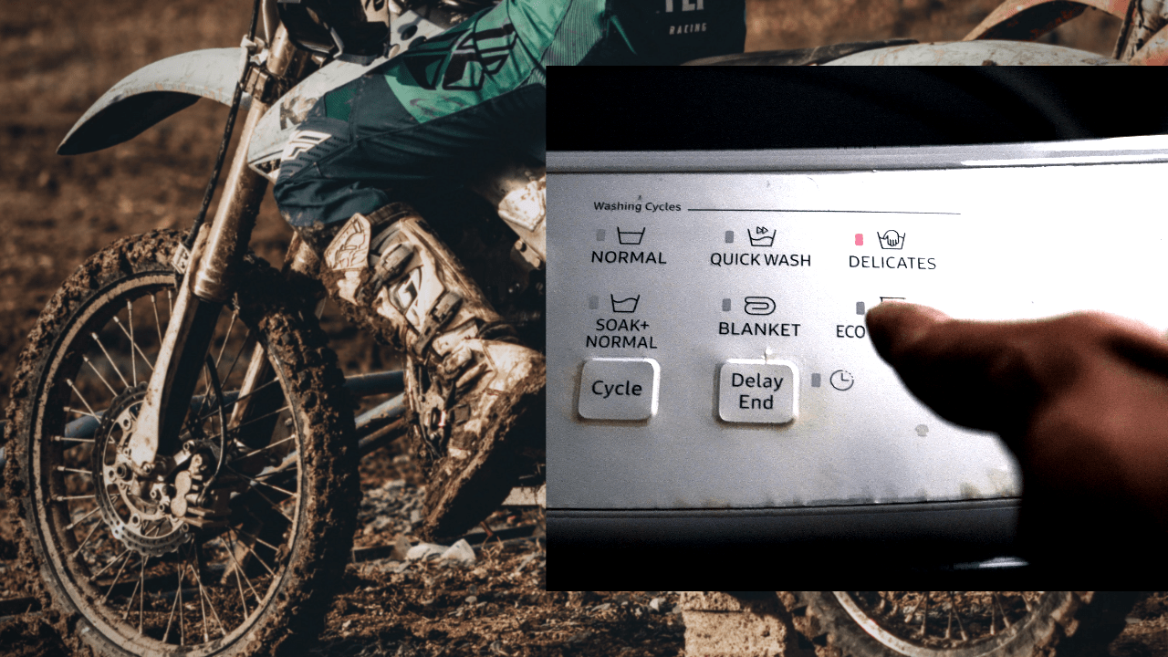 how to wash motorcycle riding gear