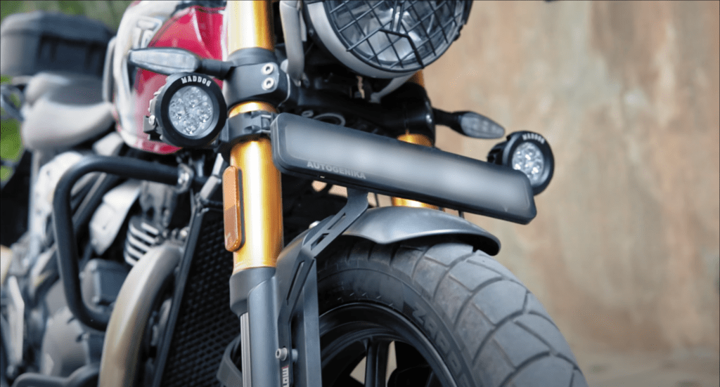 mototorque number plate holder touring accessories triumph scrambler 400X