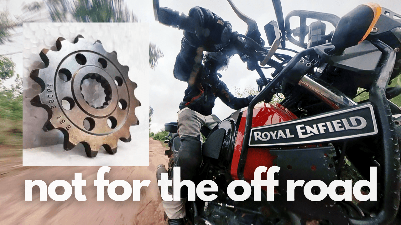 The best and cheapest usage specific mod for your Himalayan 411 Lone Ranger 16t front sprocket review
